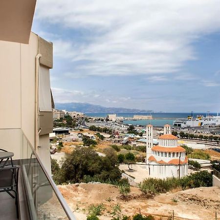 Minimal Loft Art With Sea View Over Heraklion Harbour Heraklion (Crete) Exterior foto